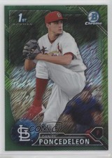 2016 Bowman Green Shimmer Refractor 61/99 Daniel Ponce de Leon Poncedeleon 2r8
