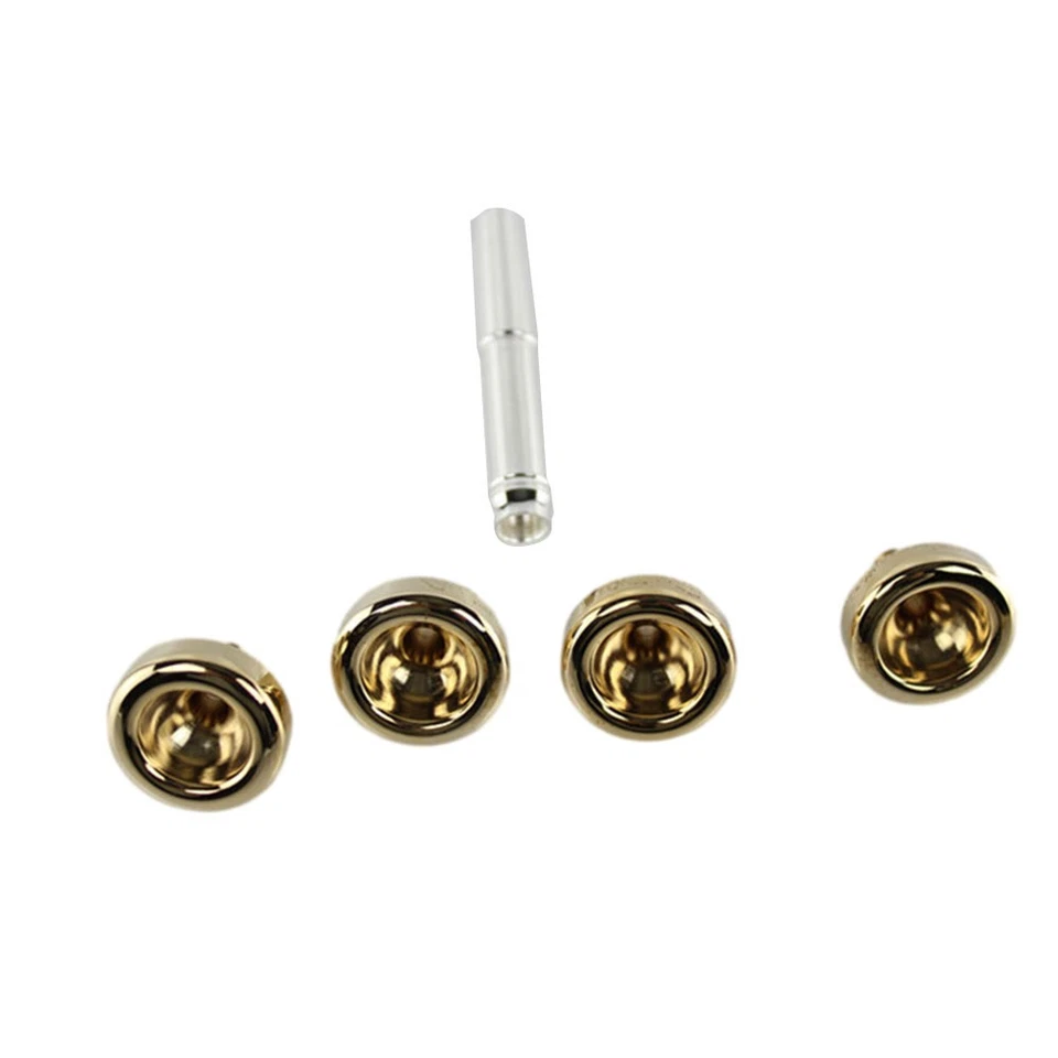 Set boccagli tromba ottone rame per tromba oro/argento boccaglio - Immagine 2 di 4