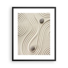 Poster 40x50cm Pietre figure sabbia Stampe Immagini Quadri Moderni Murale