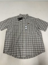 Vintage Carhartt Shirt L Pearl Snap Flap Pocket Western Outdoor Work Wear 4