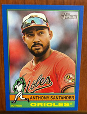 2025 Topps Heritage - Anthony Santander #321 Dark Blue Border