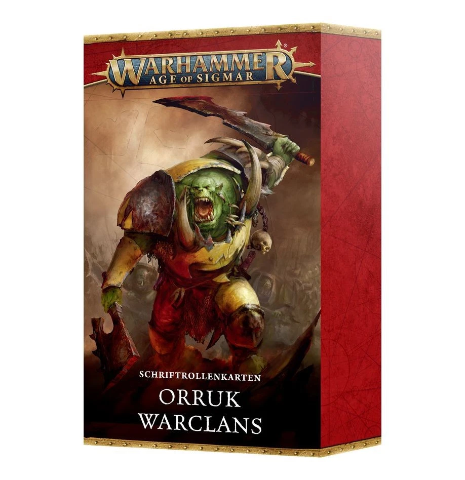 Orruk-Kriegsclans - Schriftrollenkarten (DEU) (89-04) (4.0 Age of Sigmar) (Orruk