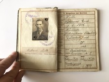 🇩🇪 livret Militaire Allemand (croix Du Mérite Et Insigne Des Blessés)