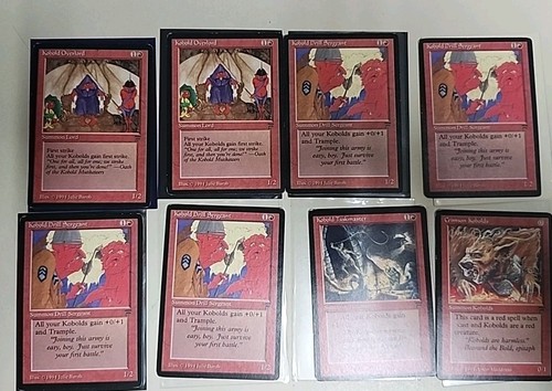 Magic The Gathering - Kobold Lot (Legends) - 8 Card Lot - Picture 1 of 6