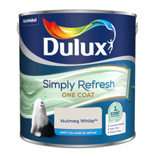 Dulux Simply Refresh One Coat, All Shades, Matt Emulsion Finish 2.5L and 5L