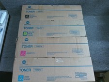 TN627K TN627Y TN627M TN627C New Genuine Konica Minolta Toner Set Accurio Press