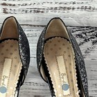Boden Heels Pumps Shoes size 36 5.5 Gray Silver Sparkles Wedding Prom Evening — photo 7