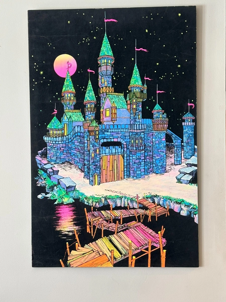 Castle Blacklight Poster for sale | eBay