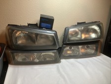2003-2007 Chevy Gmc Silverado Avalanche Oem Headlight Assembly Set Of 4 Wbulbs 2003-2007 Chevy Gmc Silverado Avalanche Oem Headlight Assembly Set Of 4 Wbulbs
