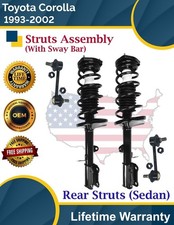 Oe Rear Struts Wsway Bar For Toyota Corolla 1993-2002 1.6l 1.8l Lifetime Warra