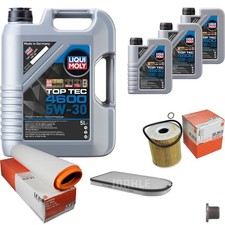 MAHLE Inspektionspaket 8 L Liqui Moly Top Tec 4600 5W-30 für BMW 7er 730d