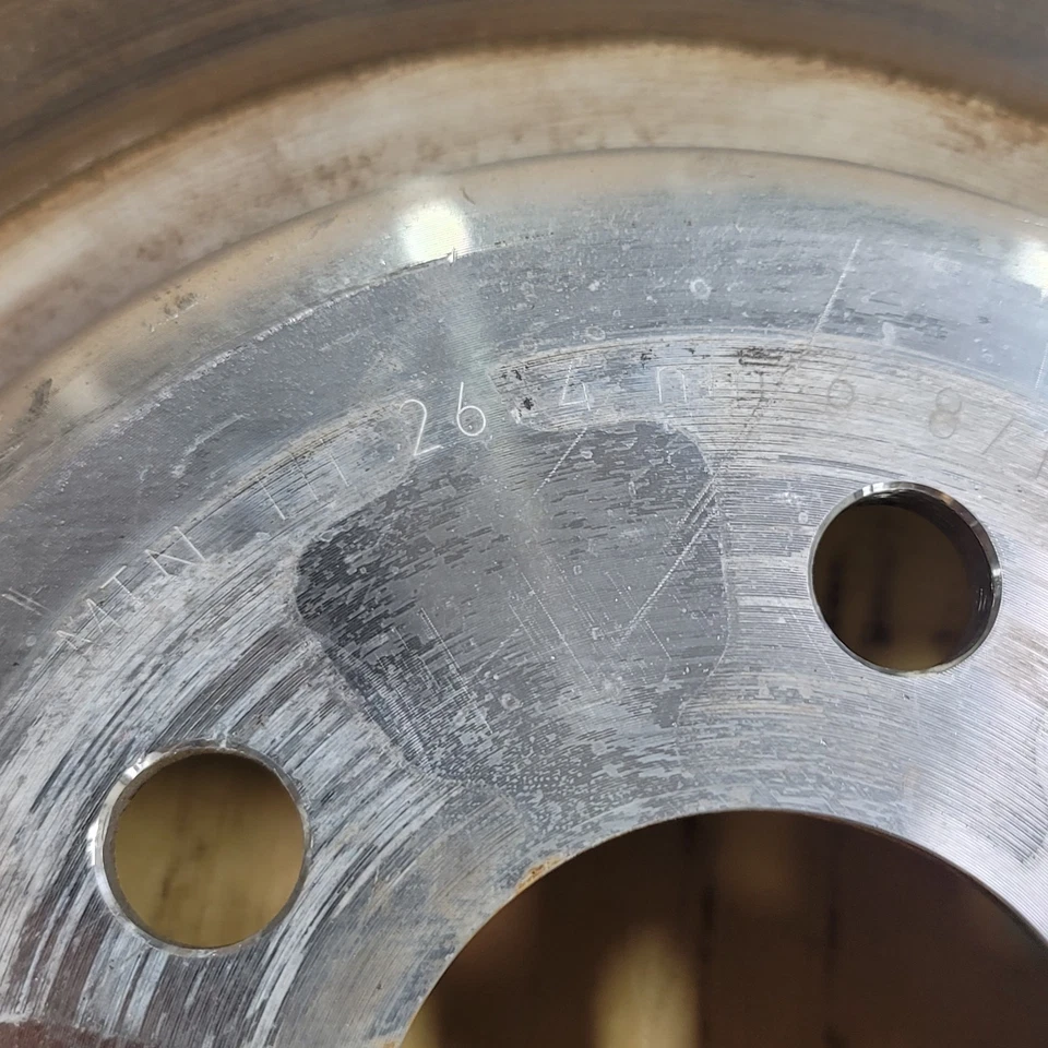 Juego de rotor de freno delantero izquierdo y derecho BMW M850i G16 2015-2024 OEM 6871258 Foto 4 de 4