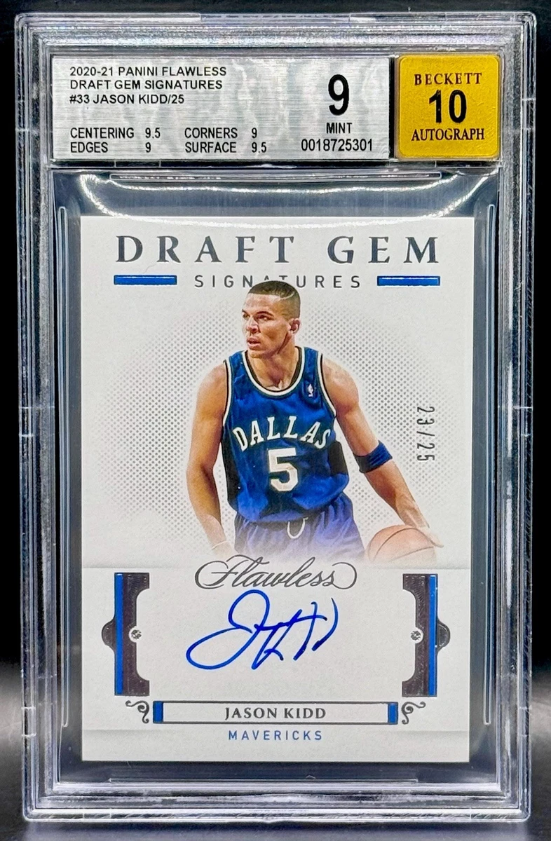 Jason Kidd Basketball Autographed Sports Trading Cards for sale | eBay