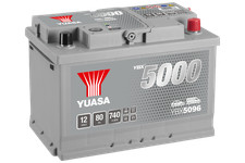 80Ah Autobatterie 12V 740A Yuasa YBX5096 YBX 5000 Silver High Performance