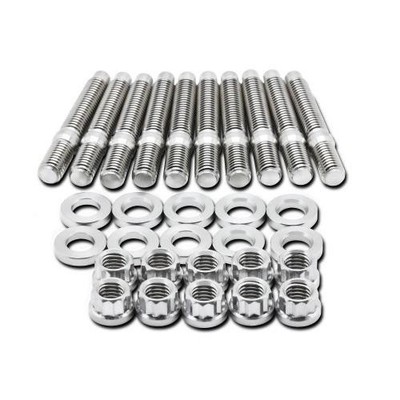 BLOX Racing for SUS303 Stainless Steel Intake Manifold Stud Kit M8 x 1.25mm 55mm