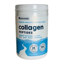 NativePath Collagen Peptides 8.8oz Dietary Supplement for Bones Digestion Skin