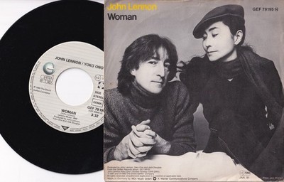 John Lennon Women Schallplatte Vinyl Single 7 '' Geffen Records 1980