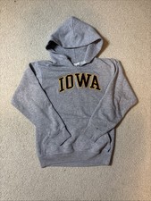 Vintage Iowa Hoodie Size Small Made In USA The Cotton Exchange Sweatshirt
