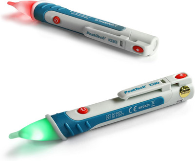 Peaktech P 1030 AC Spannungsprüfer Berührungslos [+LED Signal Lampe & Vibration]