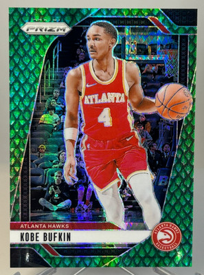 2024-25 Panini Prizm - Kobe Bufkin #166 Jade Dragon Scale Prizm /48