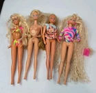 4 VTG Mattel Barbie Lot 1966 Malaysia Philippines China Nude Clothes Accessories