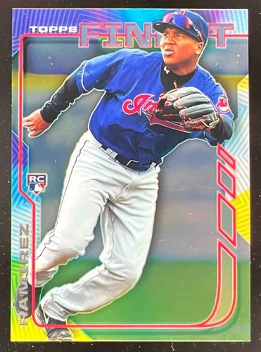 2014 Topps Finest #81 Jose Ramirez RC