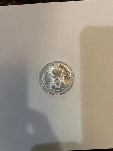 1999 American Silver Eagle Dollar (Colorized), 1 Oz. .999 Fine Silver Coin COA