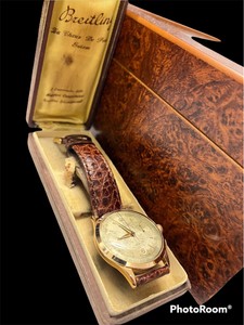 solid gold breitling