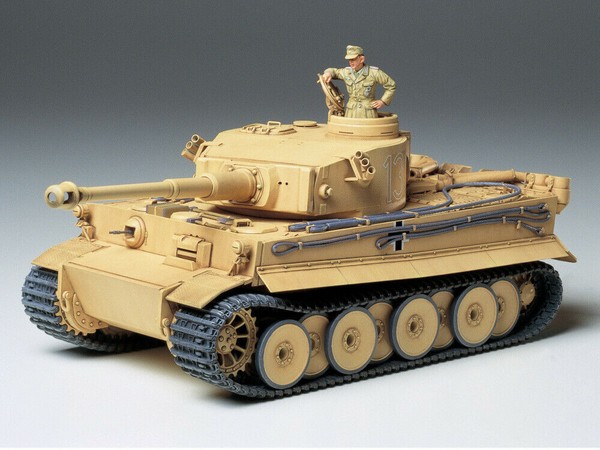 Tamiya Deutscher Panzer Tiger I 1:35 Plastik Model Kit Bausatz 35227-image