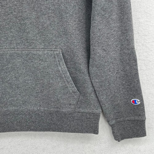 Champion Youth Large Boys Pullover Hoodie Spellout Logo Gray 14/16 - Picture 4 of 8
