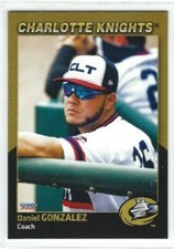 2021 Charlotte Knights (Triple A-Chicago White Sox) Daniel Gonzalez