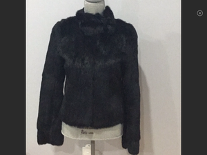rabbit fur jacket ebay