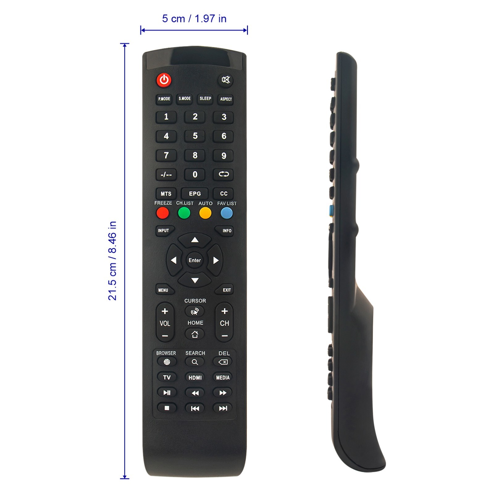 New Replacement Remote for Polaroid Atvio PTV50174KiLED ATV4017ILED 4K Smart TV