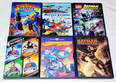 Superman: Brainiac Attacks, Superman 1-4, Batman Superman, Dark Knight Returns..