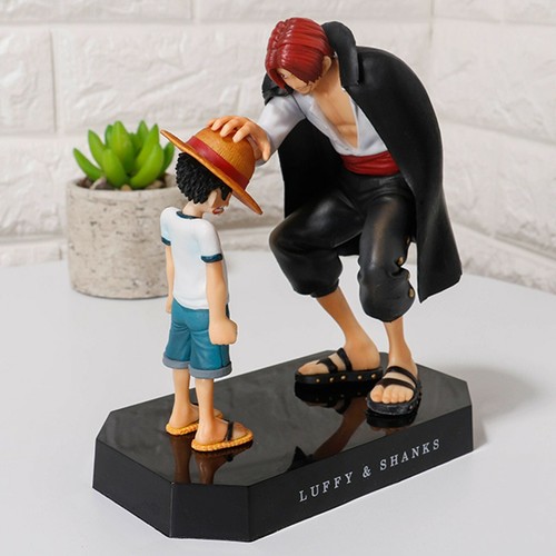 15cm Anime Shanks Straw Hat Luffy PVC 