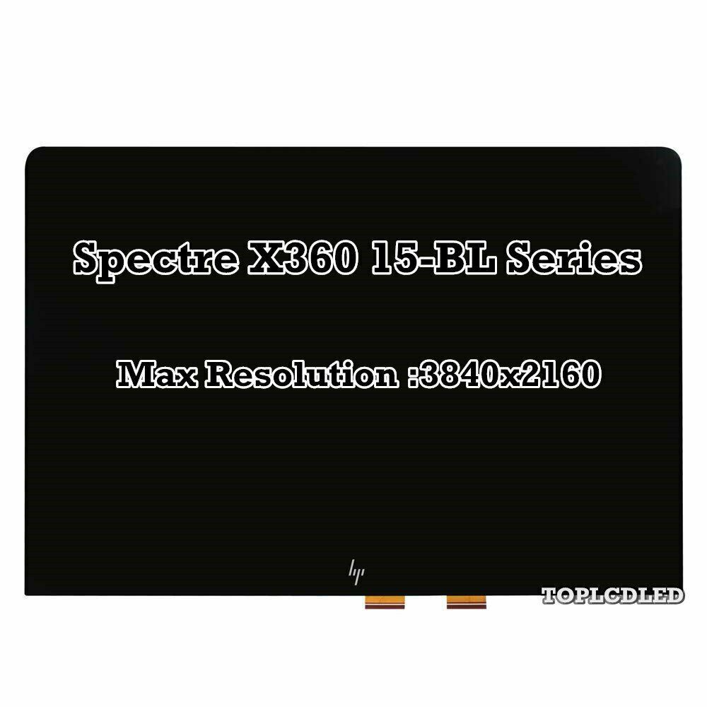 15.6 HP Spectre X360 15-BL152NR LCD  UHD Display Touch Screen Digitizer Assembly