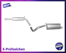 Auspuffanlage für Skoda Fabia II 1.6 77KW Auspuff Endtopf Mitteltopf