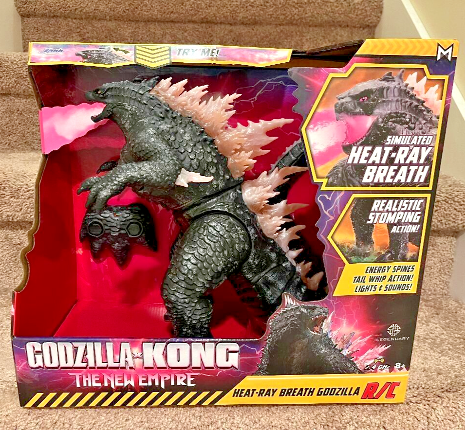 2024 New MIB Jada Toys Godzilla X Kong The New Empire RC Heat Ray
