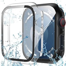 2 Pack Waterproof Case for Apple Watch 40mm SE Series 6 5 4 Cover