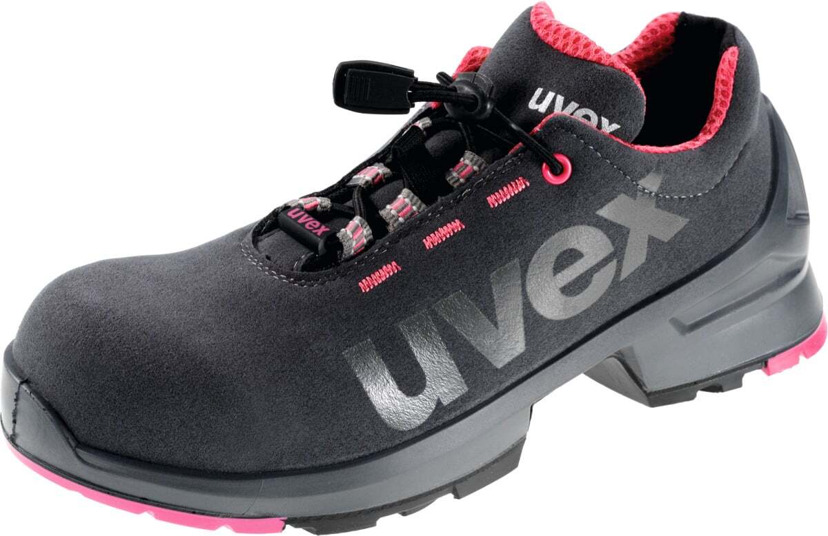 UVEX  - Calzatura bassa grigia/rosa uvex 1 ladies, S2