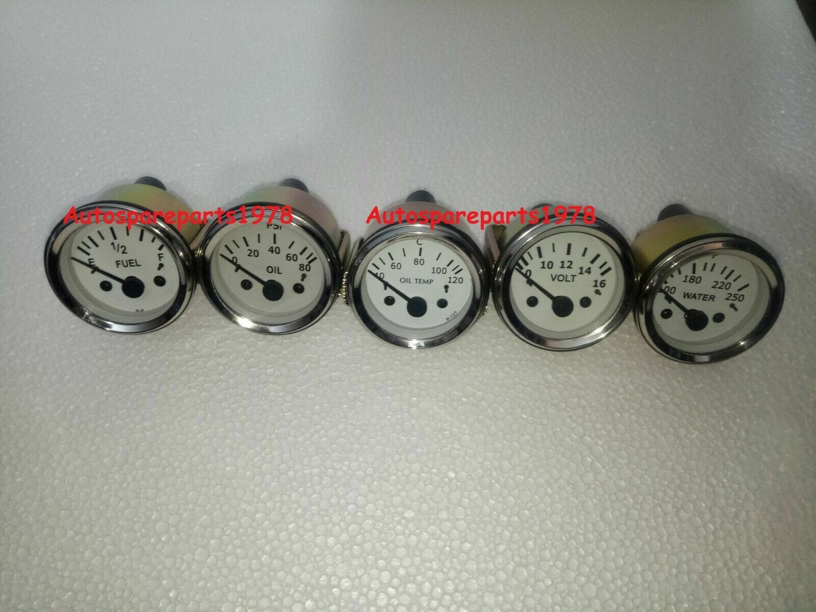 Find New 2" 52mm Electric Oil Temp Temperature Gauge Blue Led 50-150 Celsius W/sensor In Wuhu - Foto 2