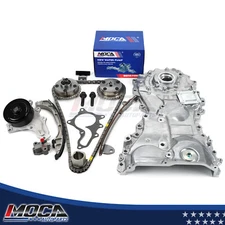 Timing Chain VVT Gear Kit Oil Water Pump for 09-12 Toyota RAV4 Venza 2.5L 2.7L