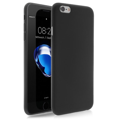 Ultra Slim Schutz Hülle Handy Tasche Cover Case für iPhone 6 Plus - schwarz