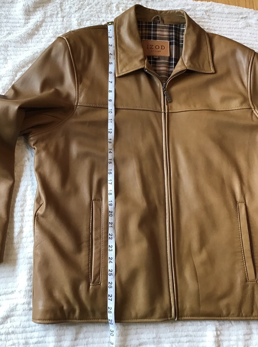 IZOD Mens Geniune Leather Jacket Brown Sz XL | eBay IZOD Mens Geniune Leather Jacket Brown Sz XL | eBay