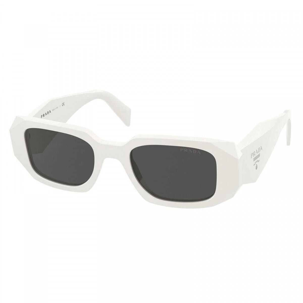 PRADA White Plastic Frame Sunglasses for Women for sale | eBay display picture 3