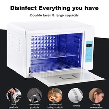 24L Hot Towel Warmer Cabinet UV Sterilizer Beauty Salon Spa Facial Skin Care