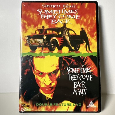 Sometimes They Come Back & Back Again DVD Double Feature Stephen King Horror NEW