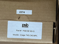 Psb Image T45, C40 Mpl Grey Woofer Midrange Pt# Psb Im 32i-g Original