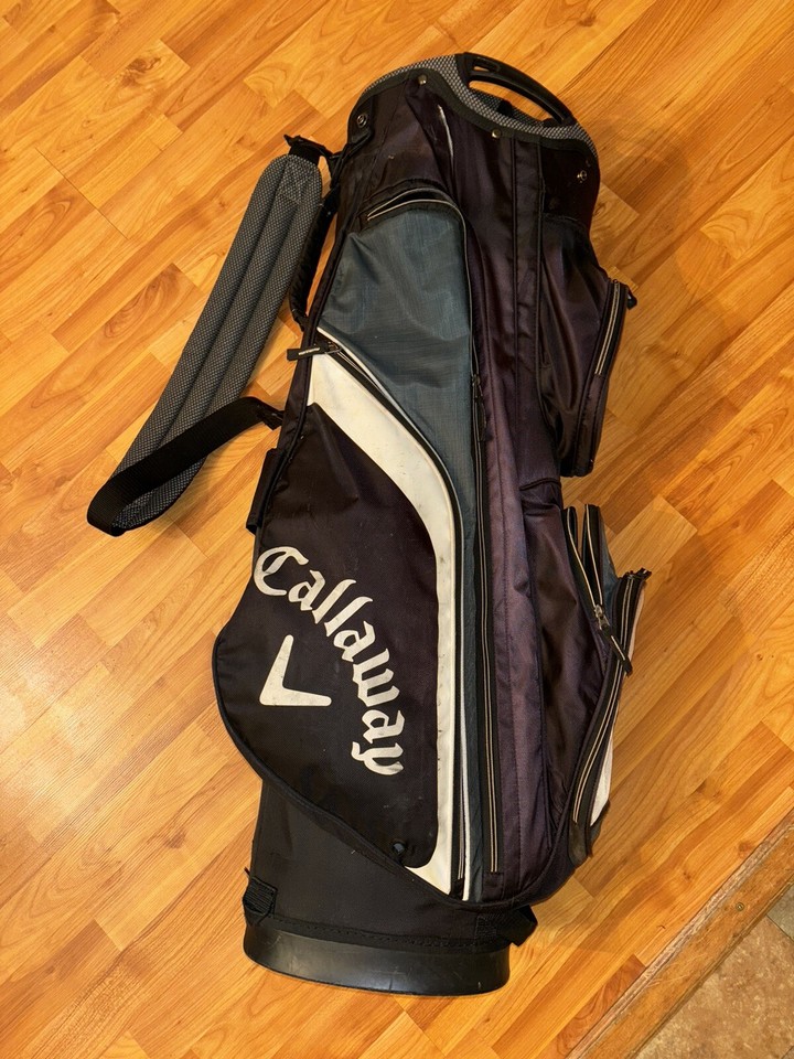Callaway Atlas 14 Way Golf Cart Bag Black Gray White eBay