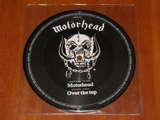 MOTORHEAD OVER THE TOP *RARE* 7" PICTURE DISC VINYL BRONZE UK PRESS 1981 LIMITED